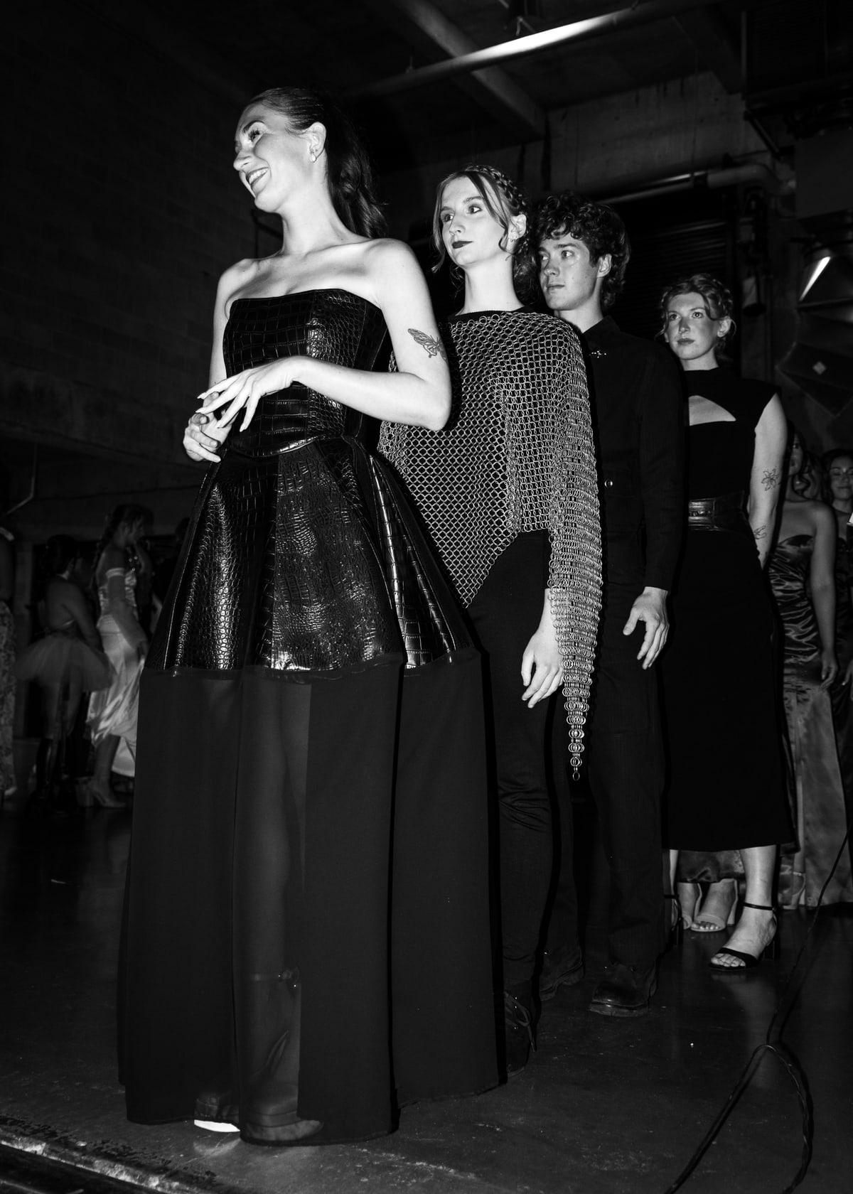 Black & white — cast lineup