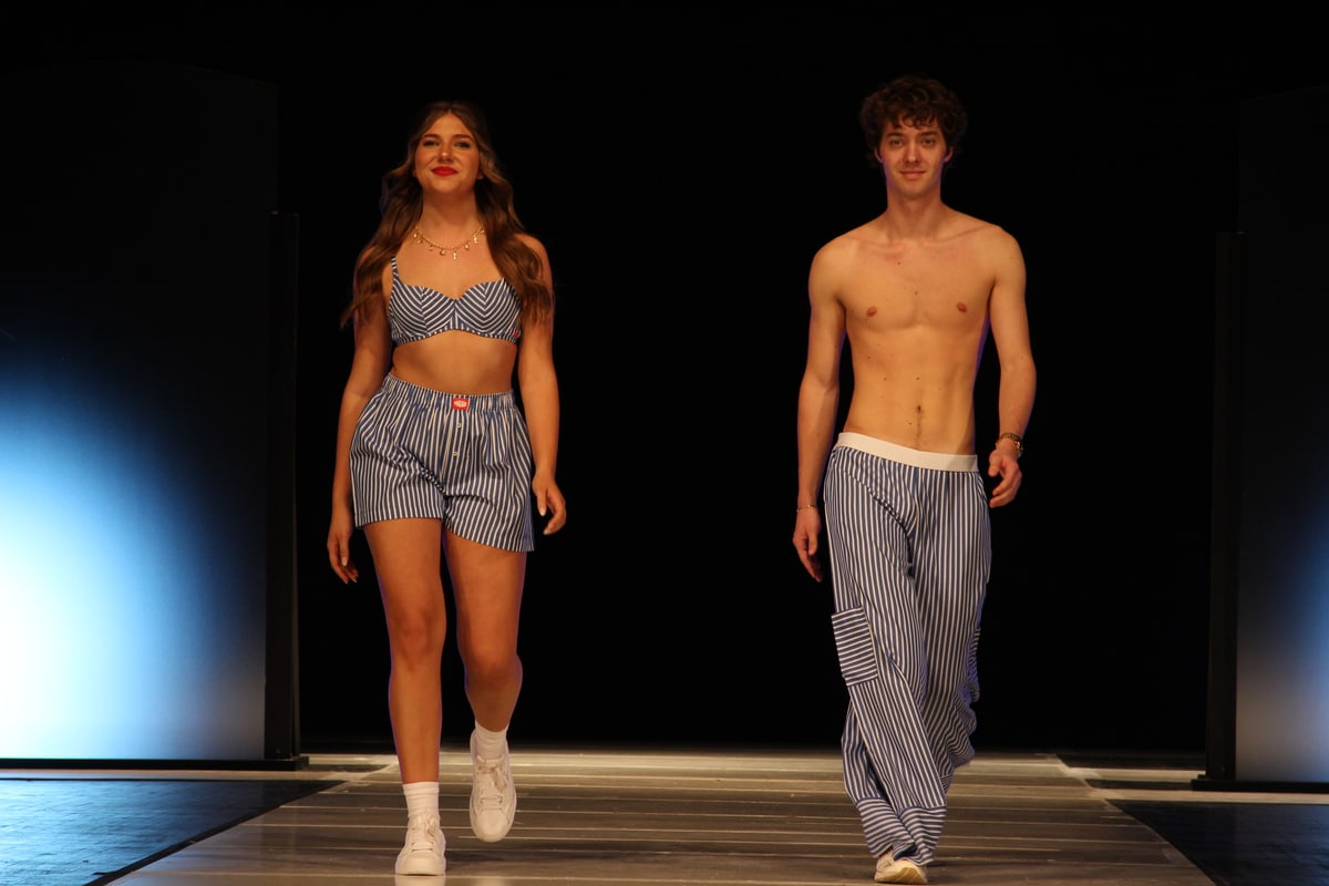 Runway walk — pajamas